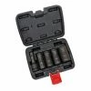 US Pro Tools Wheel Nut Cap Flip Socket Set 5-Piece Impact 1/2 For Distorted Caps -Car Tools Shop 3765 BZ