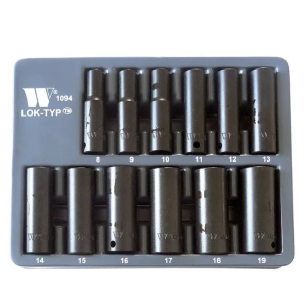 Welzh Werkzeug 3/8″ Deep Impact Socket Set Lok-Typ™ 12-Piece, 8-19mm 3 Welzh Werkzeug 3/8″ Deep Impact Socket Set Lok-Typ™ 12-Piece, 8-19mm