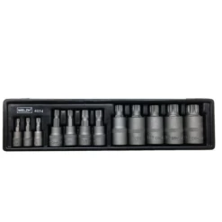 Welzh Werkzeug Spline Bit Socket Master Set, 12-Piece, S2 Steel, M4-M18