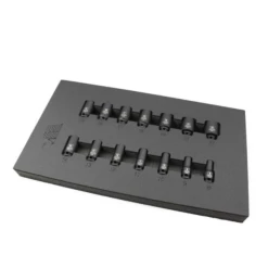 Welzh Werkzeug 3/8″ Semi Deep Thin Wall Impact Socket Set, 9-22mm