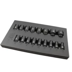 Welzh Werkzeug 1/2″ Semi Deep Thin Wall Impact Socket Set, 10-32mm