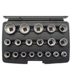 Welzh Werkzeug 1/2″ Socket Set Multi Lock Sockets 19-Piece, 8-32mm