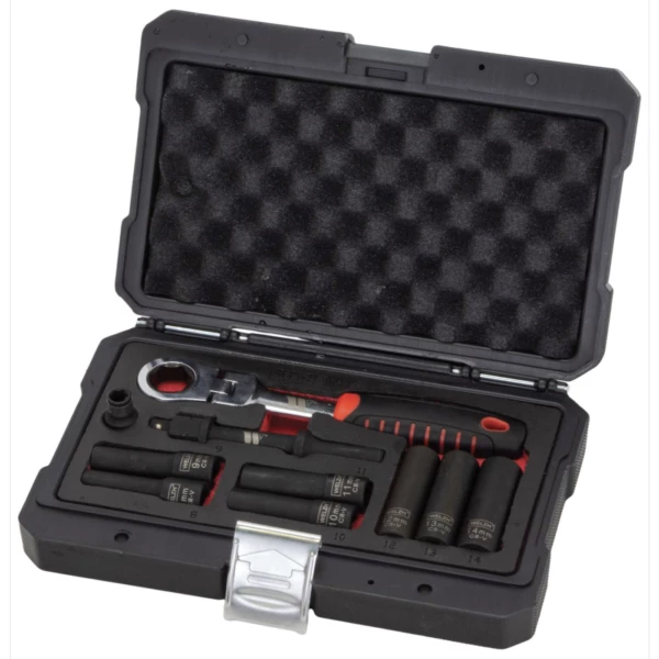 Welzh Werkzeug Vibration Impact Socket Set For Air Hammer 8-14mm 3 Welzh Werkzeug Vibration Impact Socket Set For Air Hammer 8-14mm