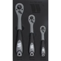 Welzh Werkzeug Composite Ratchet Set 3-Piece, 72-Tooth