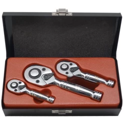 Welzh Werkzeug Stubby Ratchet Set 3-Piece, 72-Tooth