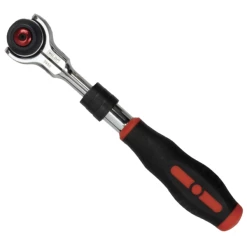 Welzh Werkzeug 1/4″ Swivel Head Telescopic/Extendable Ratchet, 72-Tooth