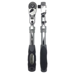 Welzh Werkzeug 1/4″ Flexi-Head Lockable Telescopic/Extendable Ratchet, 72-Tooth