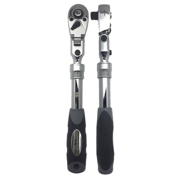 Welzh Werkzeug 3/8″ Flexi-Head Lockable Telescopic/Extendable Ratchet, 72-Tooth 3 Welzh Werkzeug 3/8″ Flexi-Head Lockable Telescopic/Extendable Ratchet, 72-Tooth