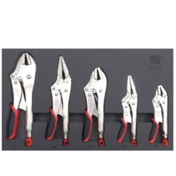 Welzh Werkzeug Grip-Lok Locking Pliers Set 5-Piece