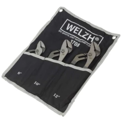 Welzh Werkzeug Water Pump Pliers Set 3-Piece (Carbon Steel)