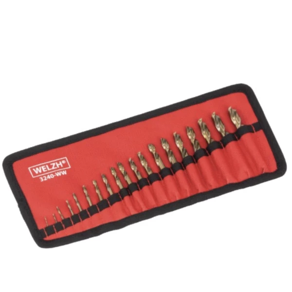 Welzh Werkzeug Stubby Drill Bit Set, Cobalt, Fully Ground, 1-10mm 3 Welzh Werkzeug Stubby Drill Bit Set, Cobalt, Fully Ground, 1-10mm