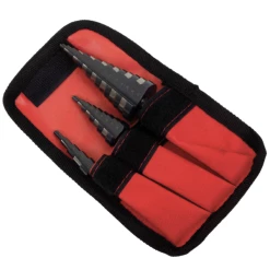 Welzh Werkzeug Cone Twisters Step Drill Bit Set 3-Piece, 4-32mm