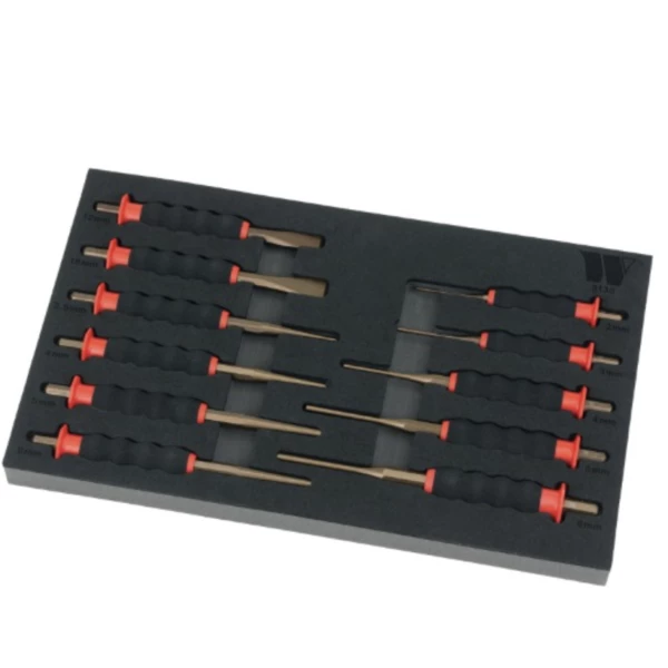 Welzh Werkzeug Punch And Chisel Master Set 11-Piece (High Grade Steel) 3 Welzh Werkzeug Punch And Chisel Master Set 11-Piece (High Grade Steel)