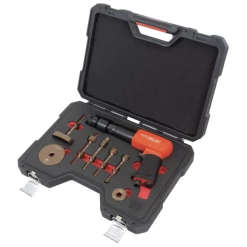 Welzh Werkzeug Vibration Impact Air Hammer & 9-Piece Special Adapter Set